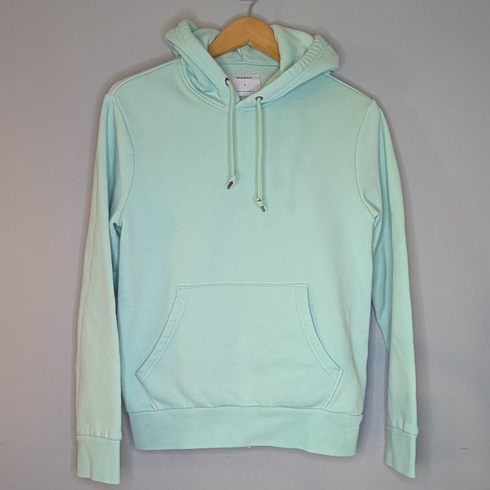 Old Navy Unisex Soft Blue Hoodie - Picture 10 of 11